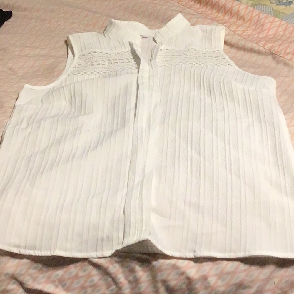 White Sleeveless Women's Top